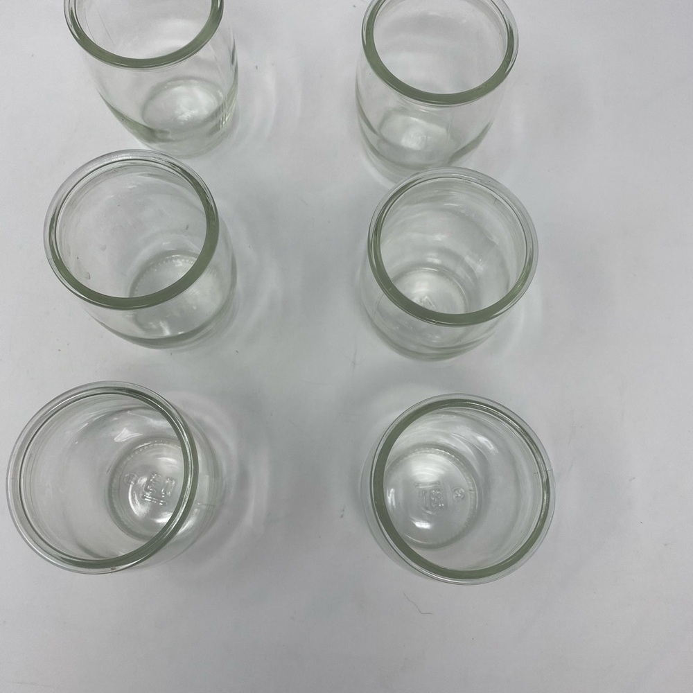 Set of 6 Mini Rounded Glass Jars - Picture 2 of 5